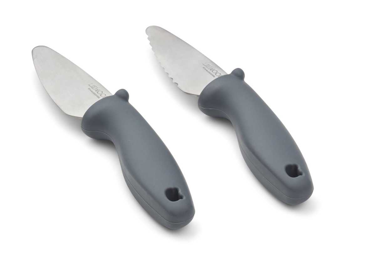 Liewood Perry cutting knife set, Whale Blue