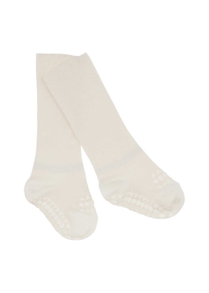 Gobabygo Non-Slip Socks Bamboom, Off-White