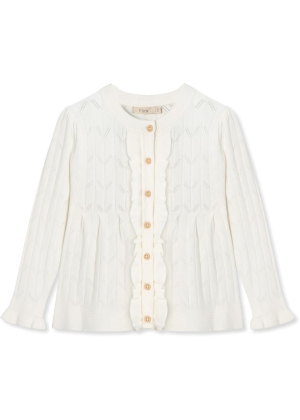 Fliink Synny Cardigan, Hvit