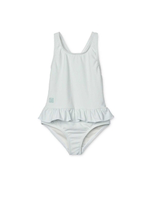 Liewood  Amara Stripe Swimsuit, Stripe Pure sky