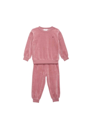 Fixoni Velour Set, Rosa