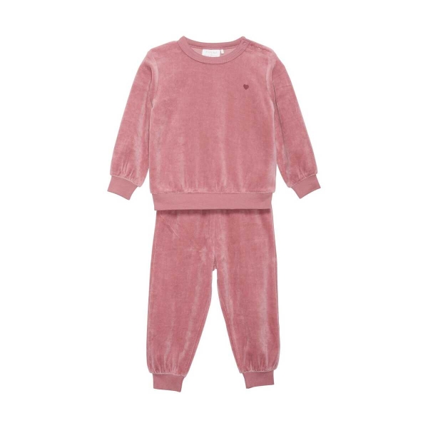 Fixoni Velour Set, Rosa
