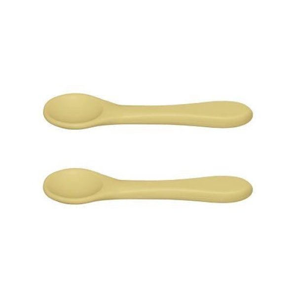 BabyLivia - Silikon Skje 2-pack - New Wheat