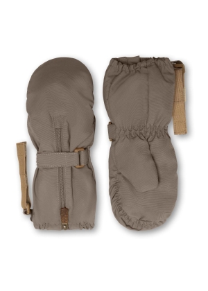 Mini A Ture MATCESAR fleece lined gloves, Morel grey