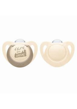Nuk Pacifier Nature silicon, Creme