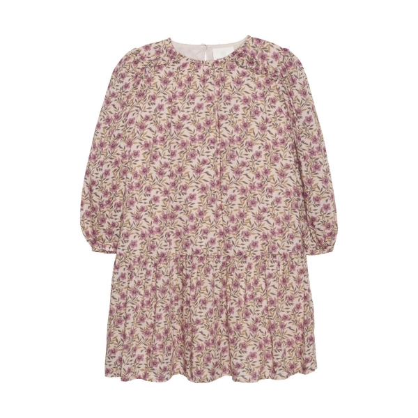 En Fant Dress Flower Woven