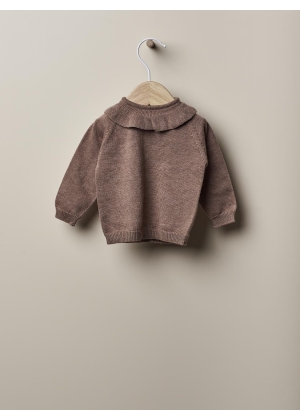 Wedoble Genser i ull, Beige/Mønster