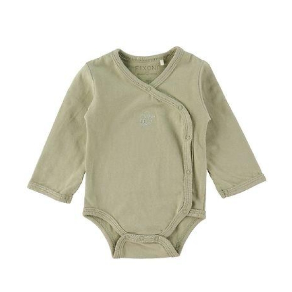 Fixoni Wrap Bodysuit l/s - Tea, Prematur
