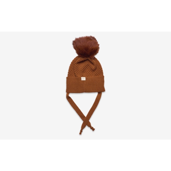 MP, Chunky Oslo Beanie w fox fur, 40