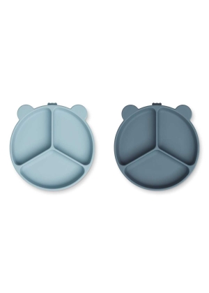 Liewood Stacy Divider Suction Plate 2-Pack