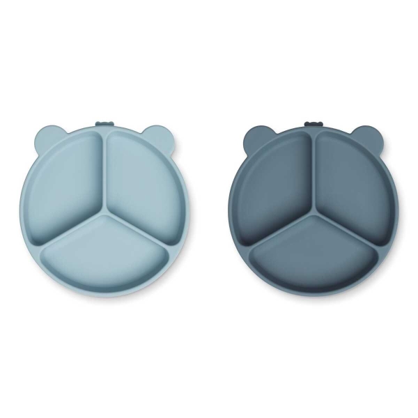 Liewood Stacy Divider Suction Plate 2-Pack