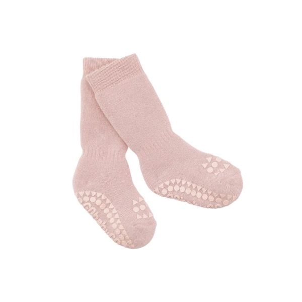 GoBabyGo Non Slip Socks, Dusty Rose
