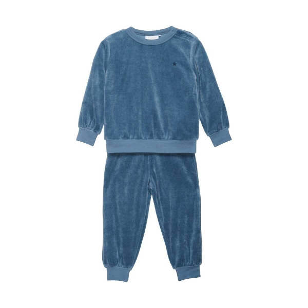 Fixoni Velour Set, Navy