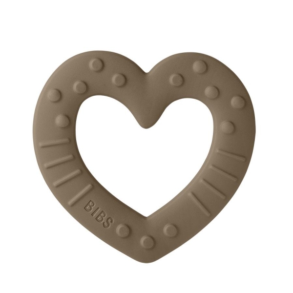 BIBS baby bitie heart – dark oak