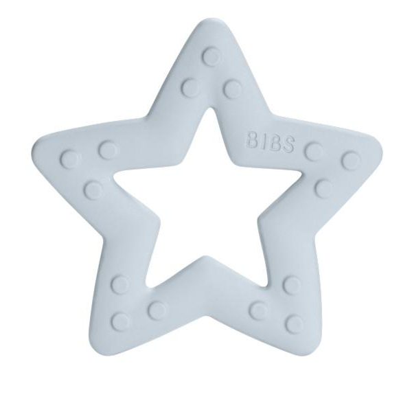BIBS Baby Bitie Bitering Stjerne, Baby Blue